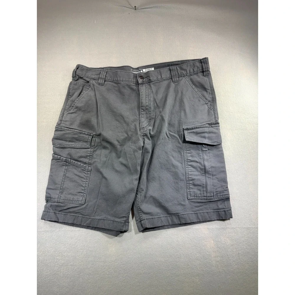 Carhartt Cargo Shorts Men 38 Gray Relaxed Fit Work Utility Shorts